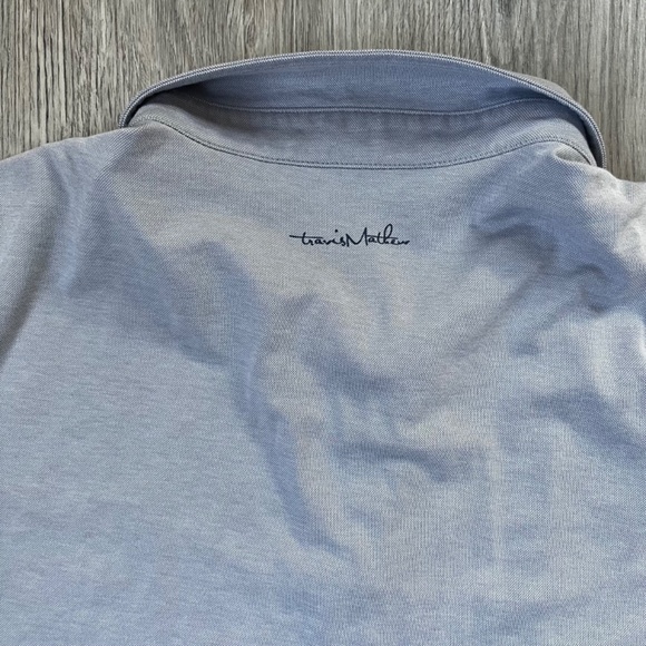 Travis Mathew | Coastal Chest Stripe Polo | Light Blue | Size XL - Picture 8 of 8
